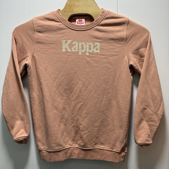Kappa Mens Size Medium Pullover Big Logo Graphic Sweatshirt Long Sleeve - Picture 2 of 6